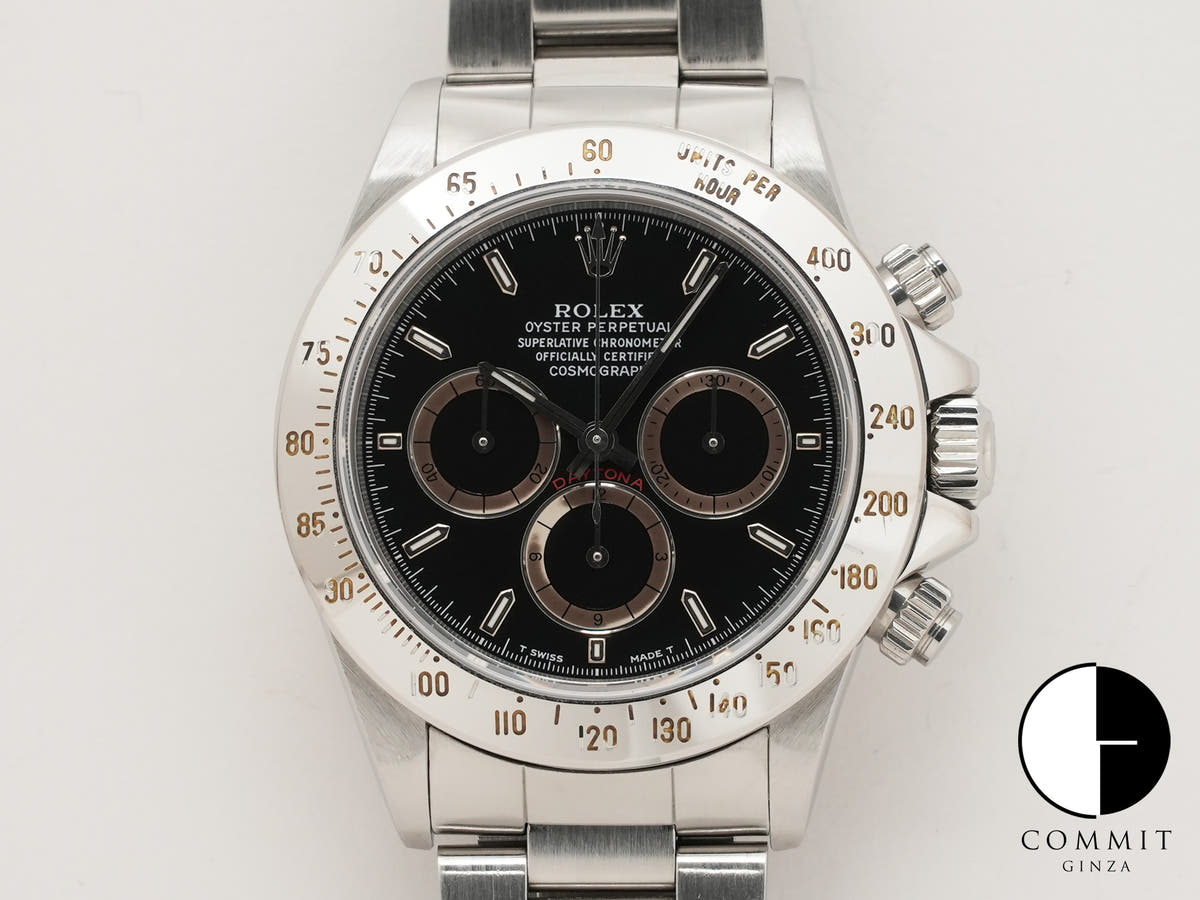 ロレックス デイトナ エルプリメロ Ref.16520 ステンレススチール ブラック文字盤