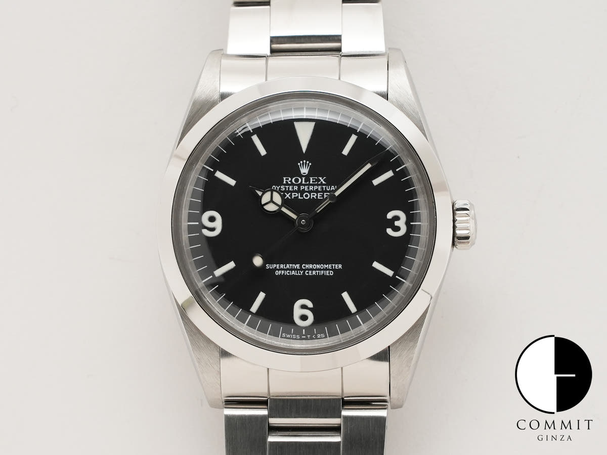 ロレックス エクスプローラーI Ref.1016 ステンレススチール ブラック文字盤