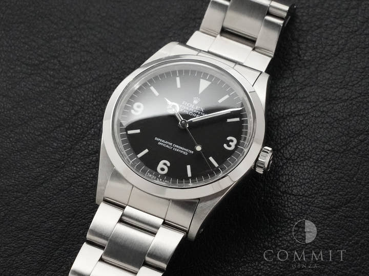 ロレックス エクスプローラーI Ref.1016 ステンレススチール ブラック文字盤