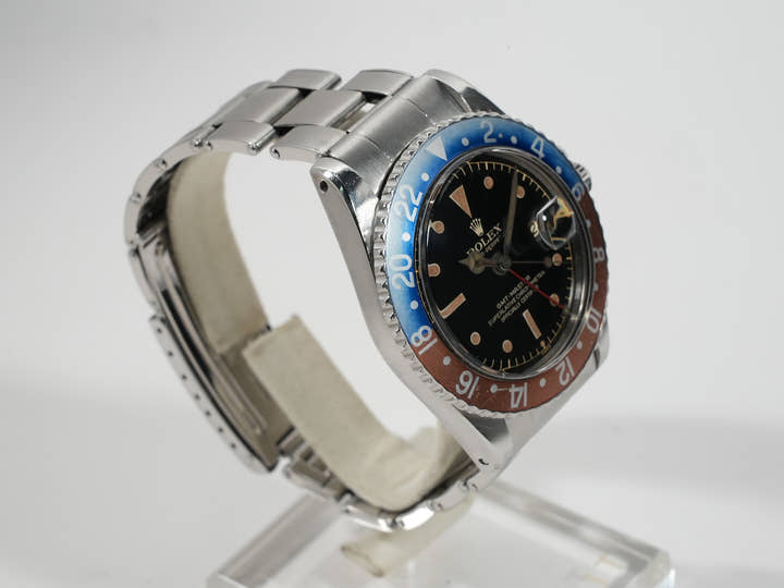 ロレックス GMTマスター Ref.1675MM ステンレススチール ブラック文字盤 オイスターブレスレット