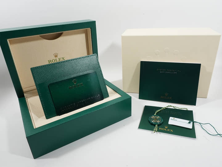 ロレックス スカイドゥエラー Ref.336934 ステンレススチール/ホワイトゴールド ミントグリーン文字盤 ジュビリーブレスレット