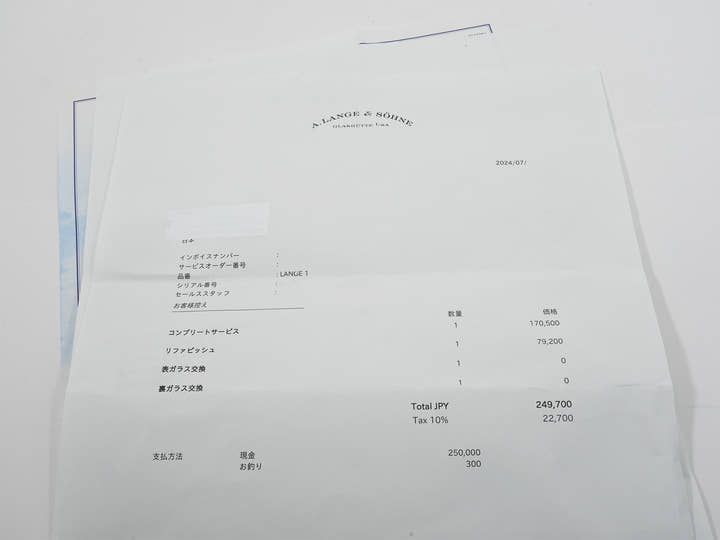 A.ランゲ&ゾーネ ランゲ1 Ref.101.025 シルバー文字盤 美品 VY057795