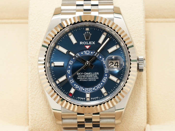 ロレックス スカイドゥエラー Ref.336934 ステンレススチール/ホワイトゴールド ブルー文字盤 ジュビリーブレスレット