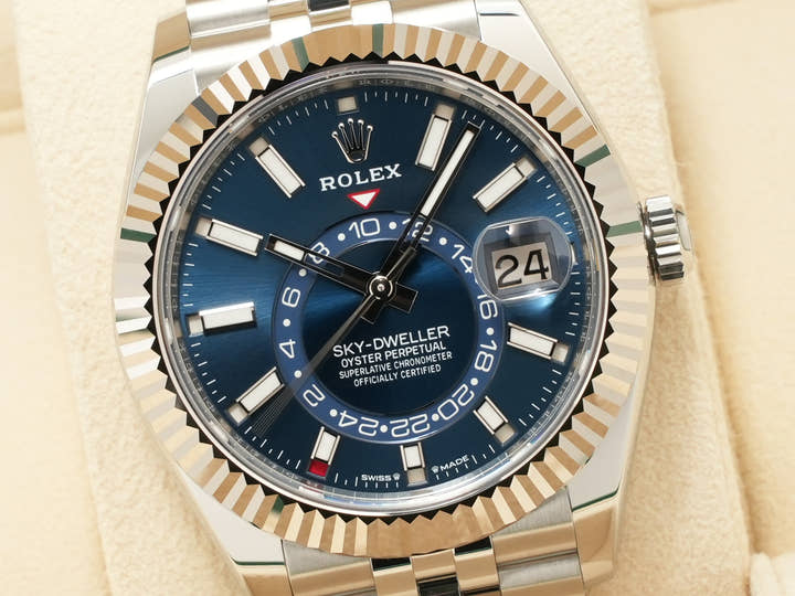 ロレックス スカイドゥエラー Ref.336934 ステンレススチール/ホワイトゴールド ブルー文字盤 ジュビリーブレスレット