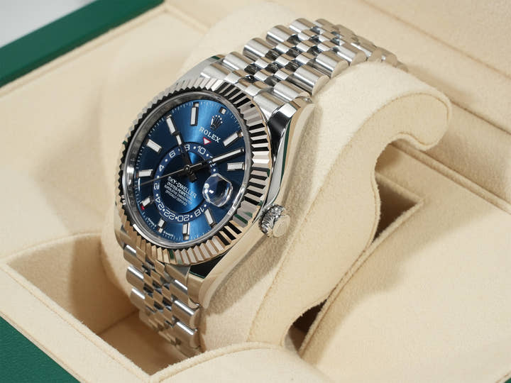 ロレックス スカイドゥエラー Ref.336934 ステンレススチール/ホワイトゴールド ブルー文字盤 ジュビリーブレスレット