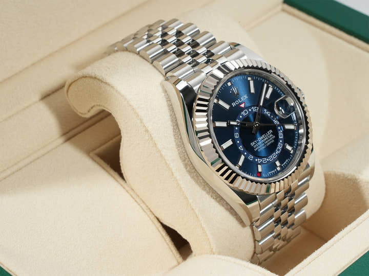 ロレックス スカイドゥエラー Ref.336934 ステンレススチール/ホワイトゴールド ブルー文字盤 ジュビリーブレスレット