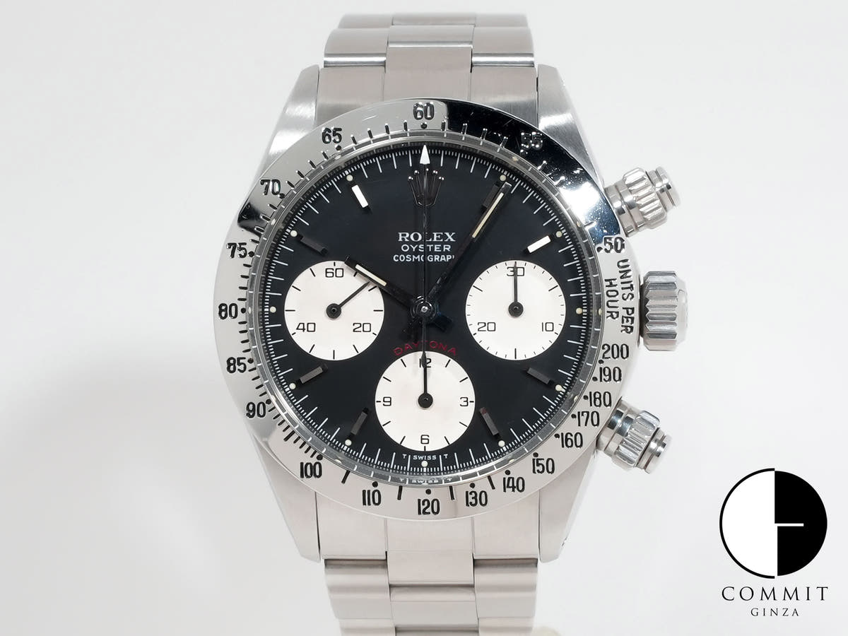 ロレックス デイトナ Ref.6265 ステンレススチール ブラック文字盤