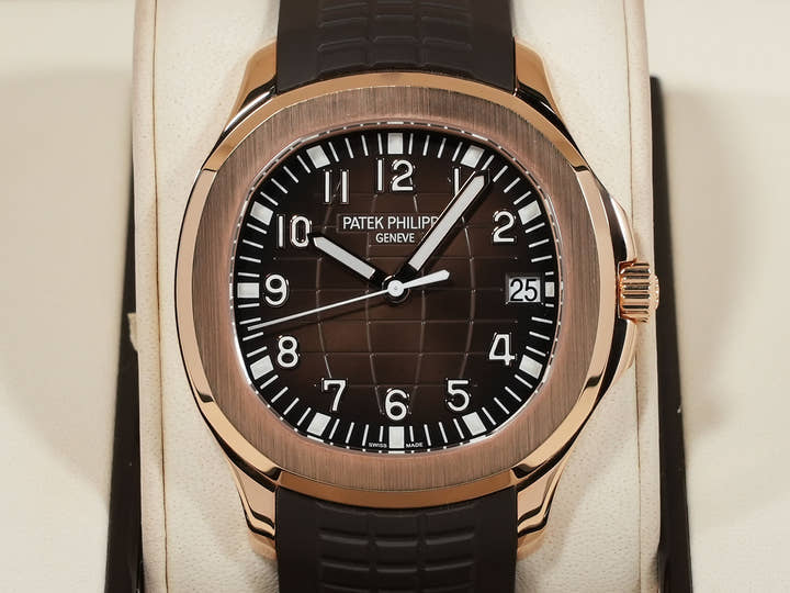 Patek Philippe Aquanaut Ref. 5167R-001 Rose Gold Brown Dial