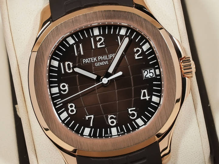 Patek Philippe Aquanaut Ref. 5167R-001 Rose Gold Brown Dial