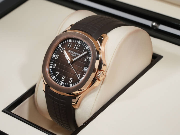 Patek Philippe Aquanaut Ref. 5167R-001 Rose Gold Brown Dial