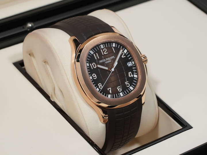 Patek Philippe Aquanaut Ref. 5167R-001 Rose Gold Brown Dial