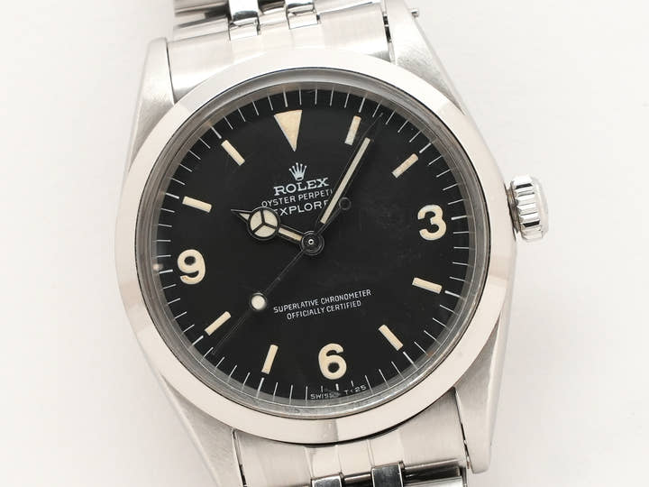 Rolex Explorer I Ref. 1016 Stainless Steel Black Dial