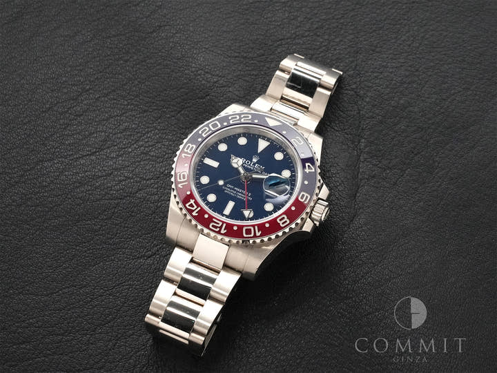 ロレックス GMTマスターII Ref.126719BLRO ホワイトゴールド ミッドナイトブルー文字盤 オイスターブレスレット オイスターブレスレット