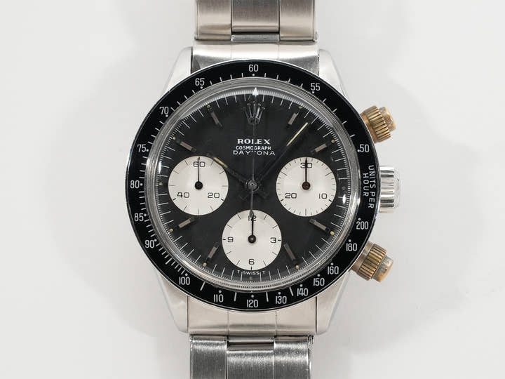 ロレックス デイトナ Ref.6240 ステンレススチール ブラック文字盤
