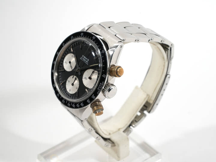 ロレックス デイトナ Ref.6240 ステンレススチール ブラック文字盤