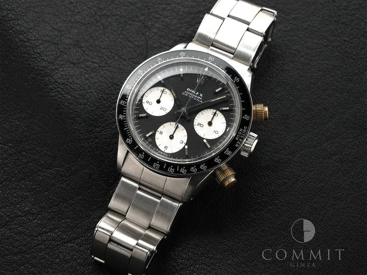 ロレックス デイトナ Ref.6240 ステンレススチール ブラック文字盤
