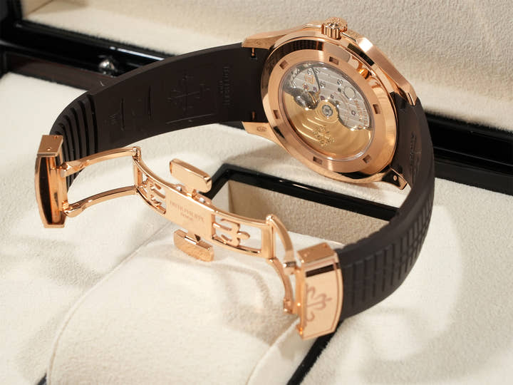 パテックフィリップ アクアノート Ref.5167R-001 ローズゴールド ブラウン文字盤