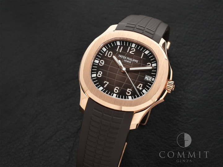 パテックフィリップ アクアノート Ref.5167R-001 ローズゴールド ブラウン文字盤