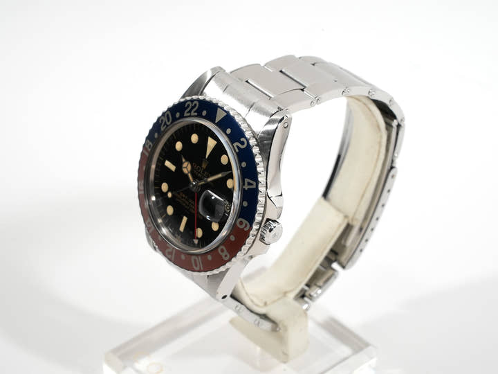 ロレックス GMTマスター Ref.1675M ステンレススチール ブラック文字盤 オイスターブレスレット