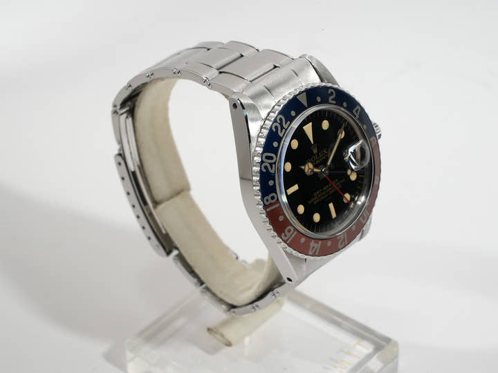 ロレックス GMTマスター Ref.1675M ステンレススチール ブラック文字盤 オイスターブレスレット