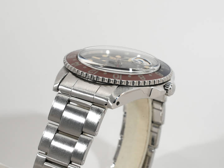 ロレックス GMTマスター Ref.1675M ステンレススチール ブラック文字盤 オイスターブレスレット