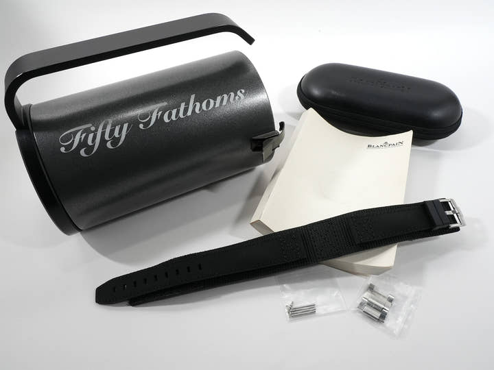 ブランパン フィフティファゾムス 50周年記念 シリーズⅢ Ref.2200A-1130-71 ブラック文字盤 中古 qwjpbh3r