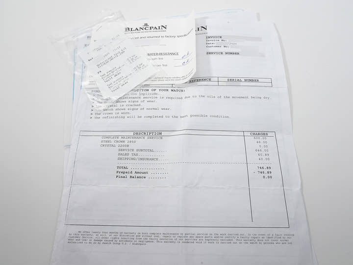 ブランパン フィフティファゾムス 50周年記念 シリーズⅢ Ref.2200A-1130-71 ブラック文字盤 中古 qwjpbh3r