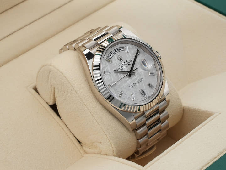 ロレックス デイデイト40 Ref.228239A ホワイトゴールド メテオライト文字盤