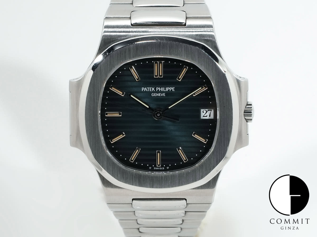 パテックフィリップ ノーチラス Ref.3800/1 ステンレススチール ブルー文字盤
