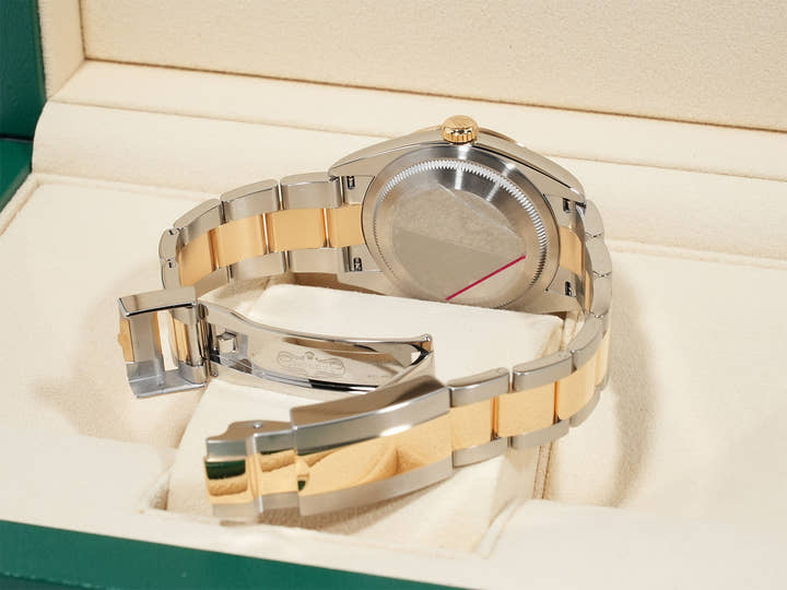 ロレックス エクスプローラー36 Ref.124273 ステンレススチール/イエローゴールド ブラック文字盤