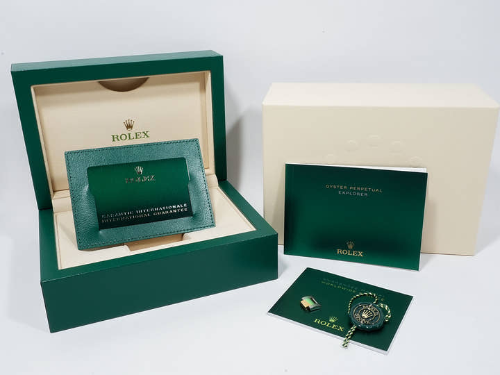 ロレックス エクスプローラー36 Ref.124273 ステンレススチール/イエローゴールド ブラック文字盤