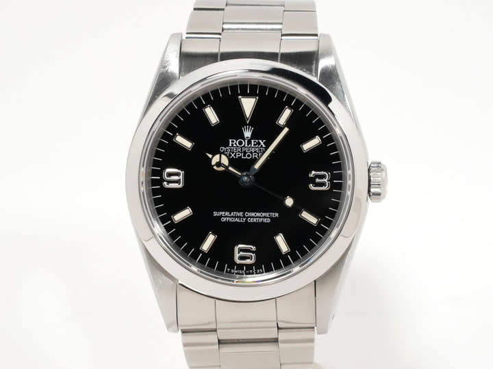 ロレックス エクスプローラーI Ref.14270 ステンレススチール ブラック文字盤