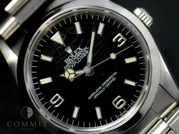 ロレックス エクスプローラーI Ref.14270 ステンレススチール ブラック文字盤