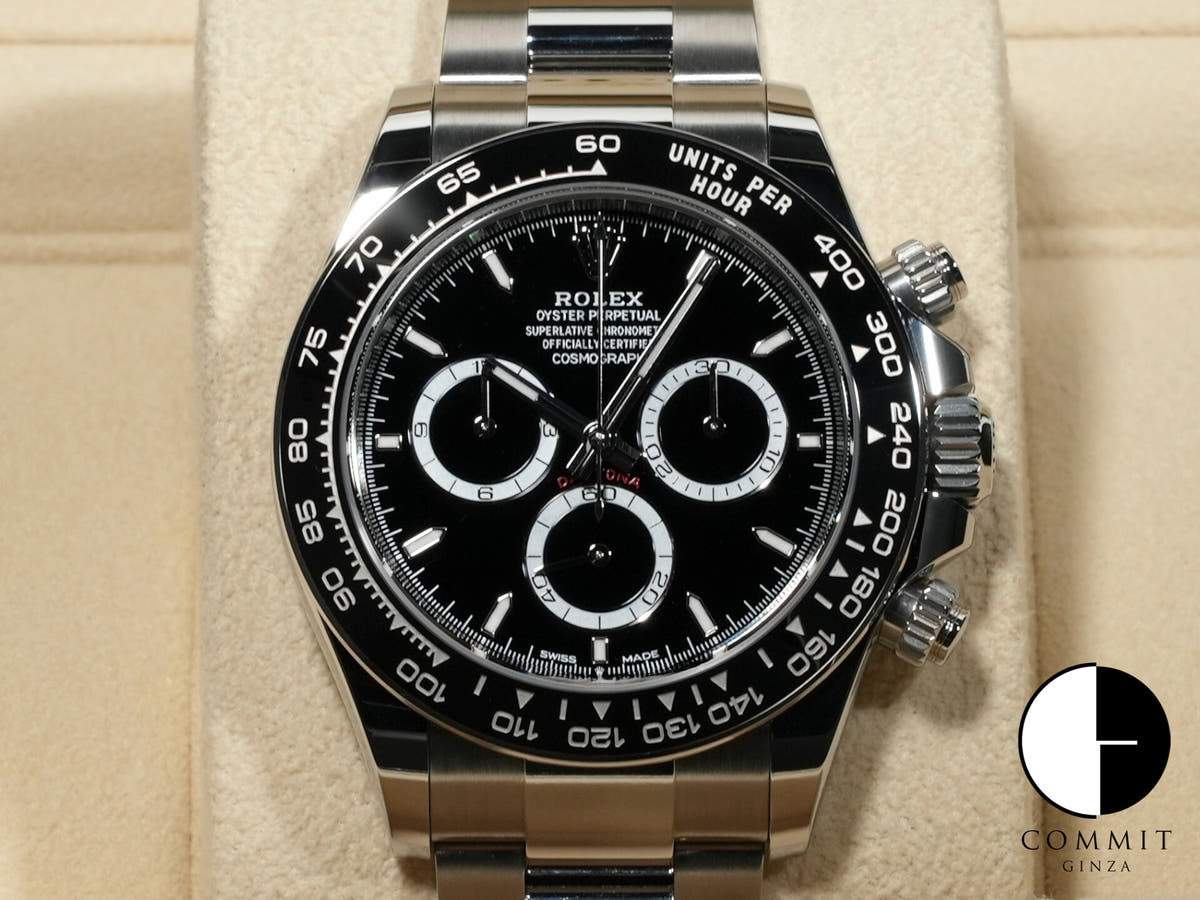ロレックス デイトナ Ref.126500LN ステンレススチール ブラック文字盤