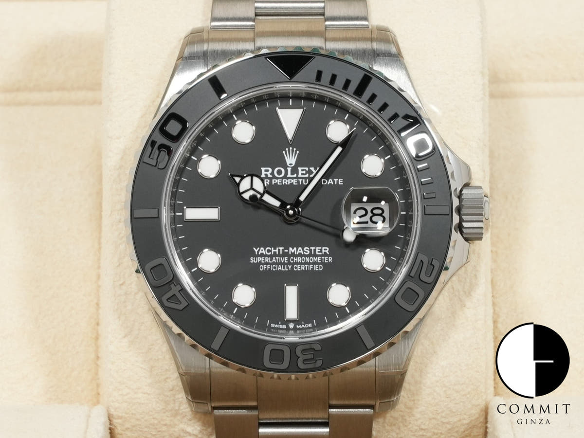 ロレックス ヨットマスター42 Ref.226627 RLXチタン ブラック文字盤