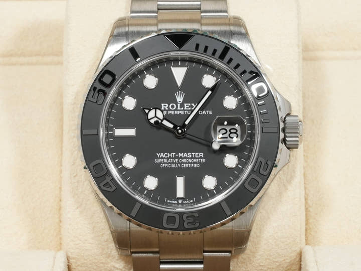 ロレックス ヨットマスター42 Ref.226627 RLXチタン ブラック文字盤