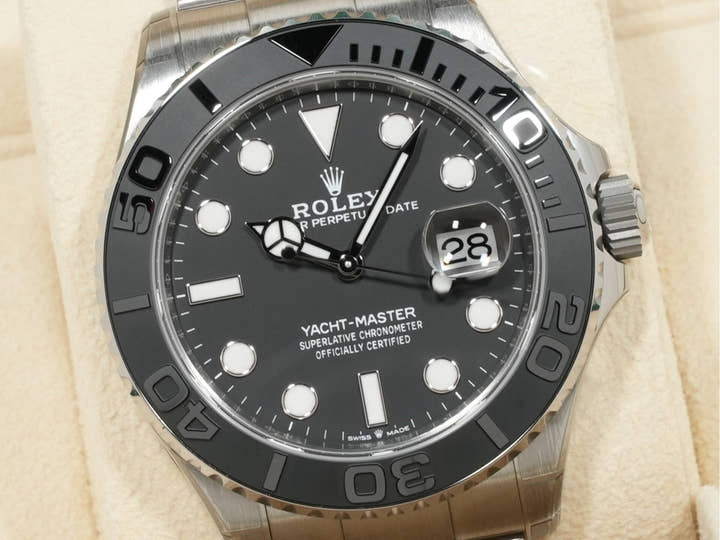 ロレックス ヨットマスター42 Ref.226627 RLXチタン ブラック文字盤