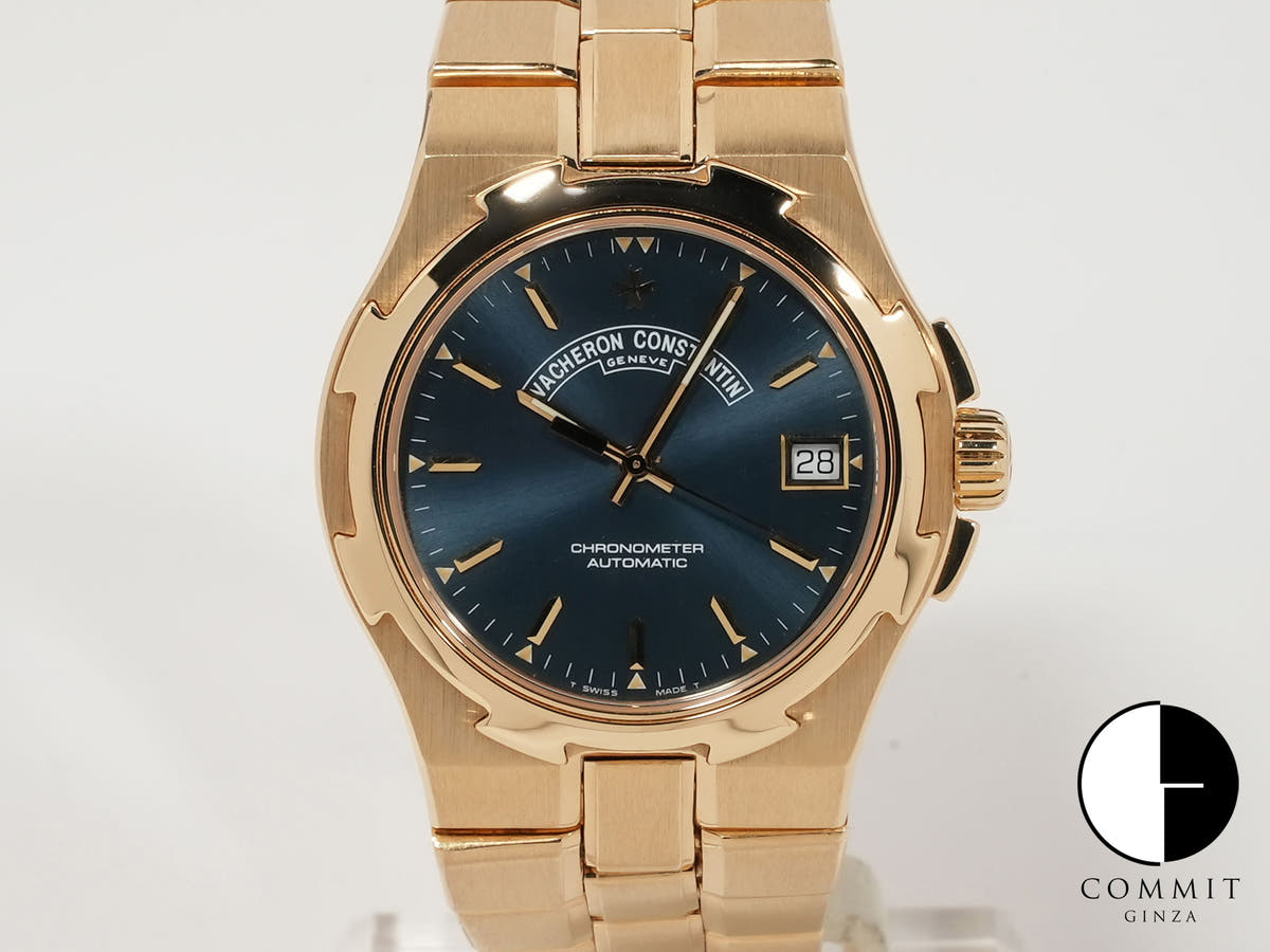 ヴァシュロンコンスタンタン オーヴァーシーズ ラージ Ref.42042/423J-8728 ブルー文字盤 中古 djs9nq55