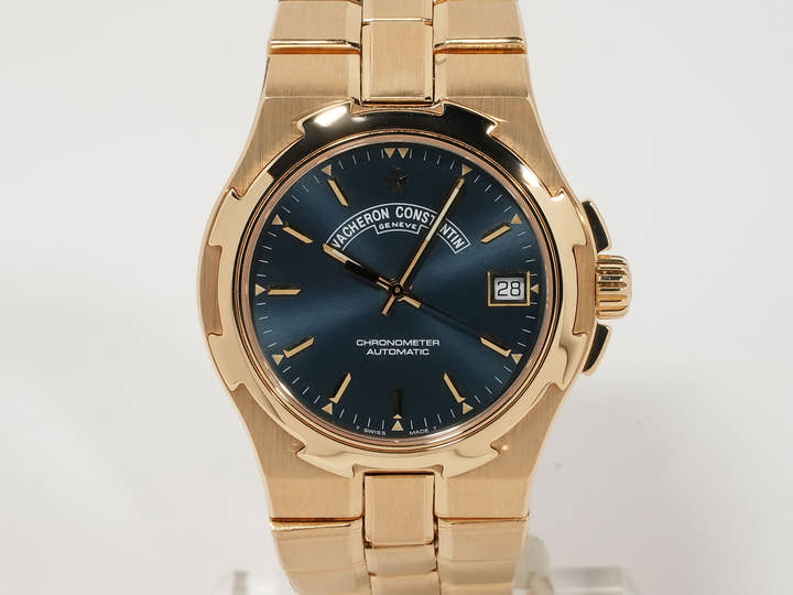 ヴァシュロンコンスタンタン オーヴァーシーズ ラージ Ref.42042/423J-8728 ブルー文字盤 中古 djs9nq55