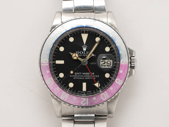 ロレックス GMTマスター Ref.1675 ステンレススチール ブラック文字盤 オイスターブレスレット