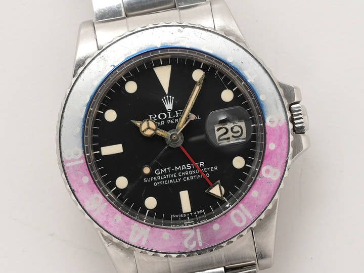 ロレックス GMTマスター Ref.1675 ステンレススチール ブラック文字盤 オイスターブレスレット