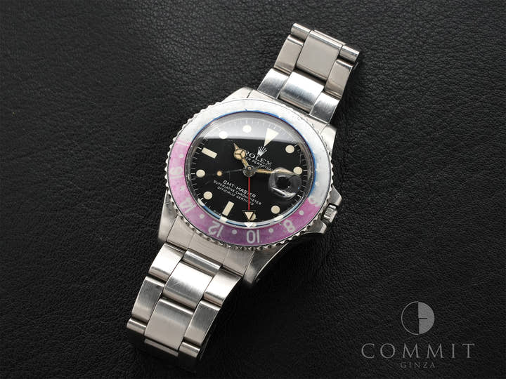 ロレックス GMTマスター Ref.1675 ステンレススチール ブラック文字盤 オイスターブレスレット