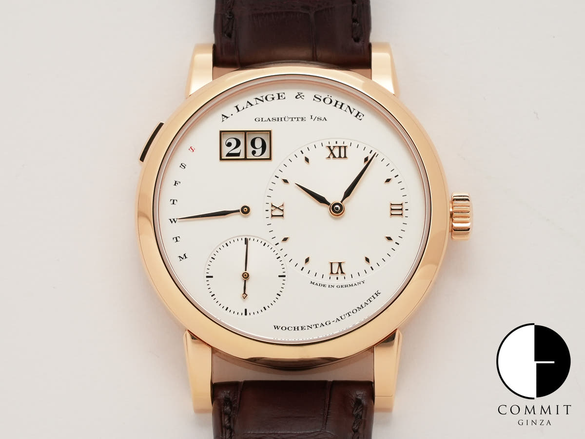A.ランゲ&ゾーネ ランゲ1 デイマティック Ref.320.032 ピンクゴールド シルバー文字盤 中古 ju8qgpsg