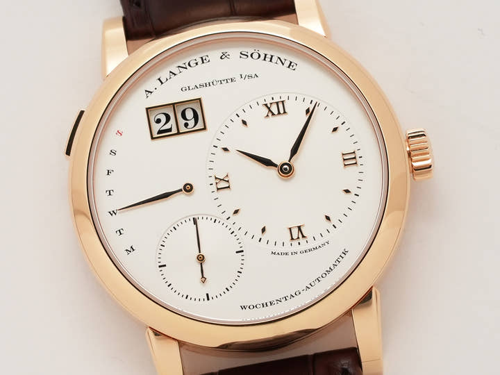 A.ランゲ&ゾーネ ランゲ1 デイマティック Ref.320.032 ピンクゴールド シルバー文字盤 中古 ju8qgpsg