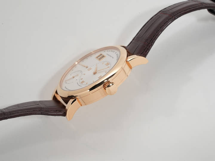 A.ランゲ&ゾーネ ランゲ1 デイマティック Ref.320.032 ピンクゴールド シルバー文字盤 中古 ju8qgpsg