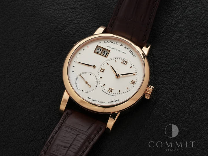 A.ランゲ&ゾーネ ランゲ1 デイマティック Ref.320.032 ピンクゴールド シルバー文字盤 中古 ju8qgpsg