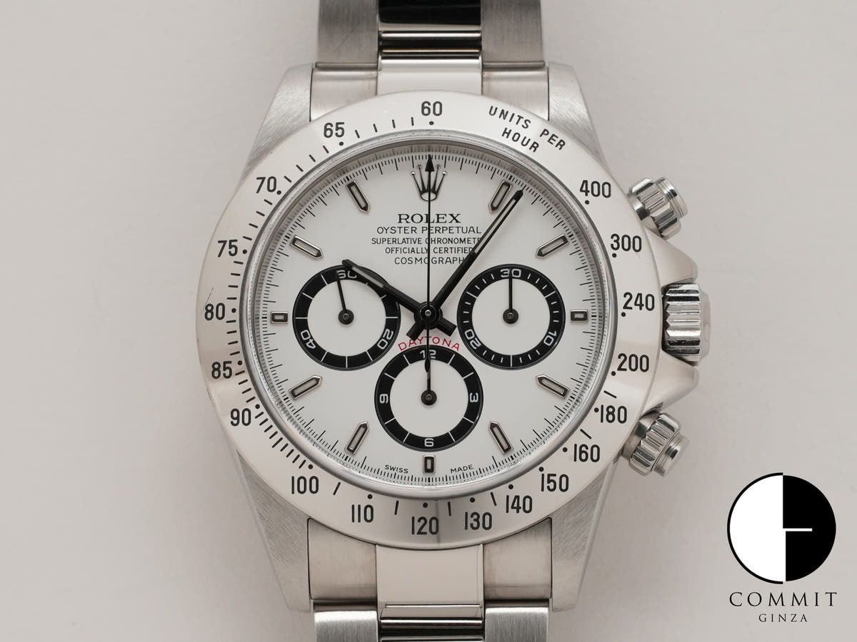 ロレックス デイトナ エルプリメロ Ref.16520 ステンレススチール ホワイト文字盤