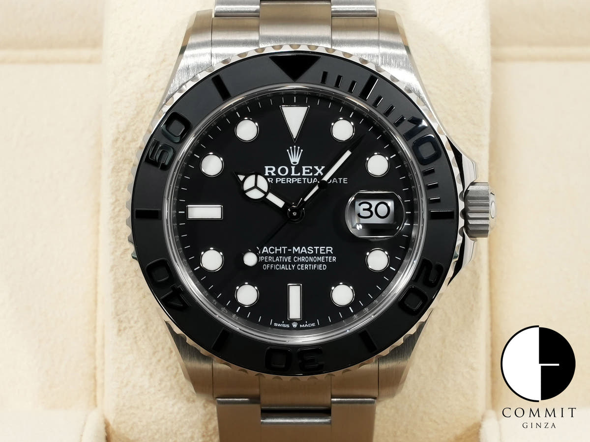 ロレックス ヨットマスター42 Ref.226627 RLXチタン ブラック文字盤