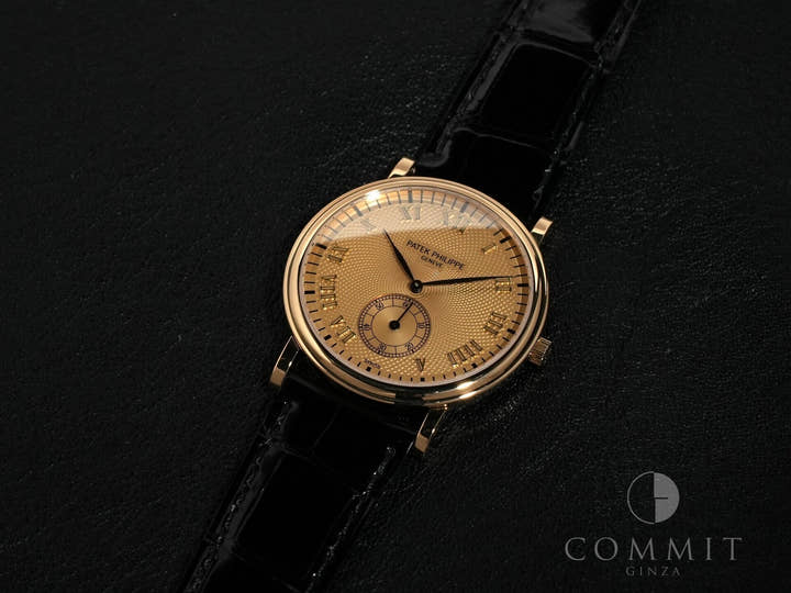 パテックフィリップ カラトラバ Ref.5022J イエローゴールド ゴールドギョーシェ文字盤