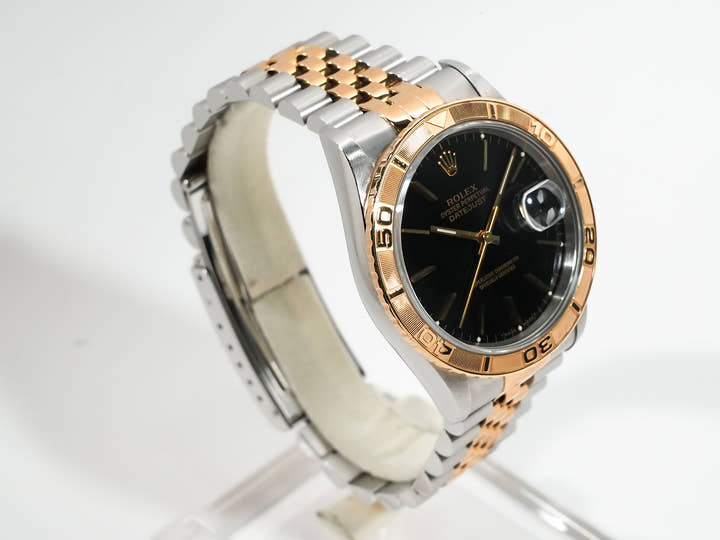 ロレックス デイトジャスト サンダーバード Ref.16263 ステンレススチール/イエローゴールド ブラック文字盤 ジュビリーブレスレット
